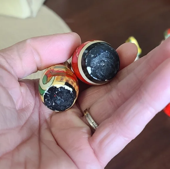 Hand painted vintage Russian collection of Christmas decor - Picture 7 of 11